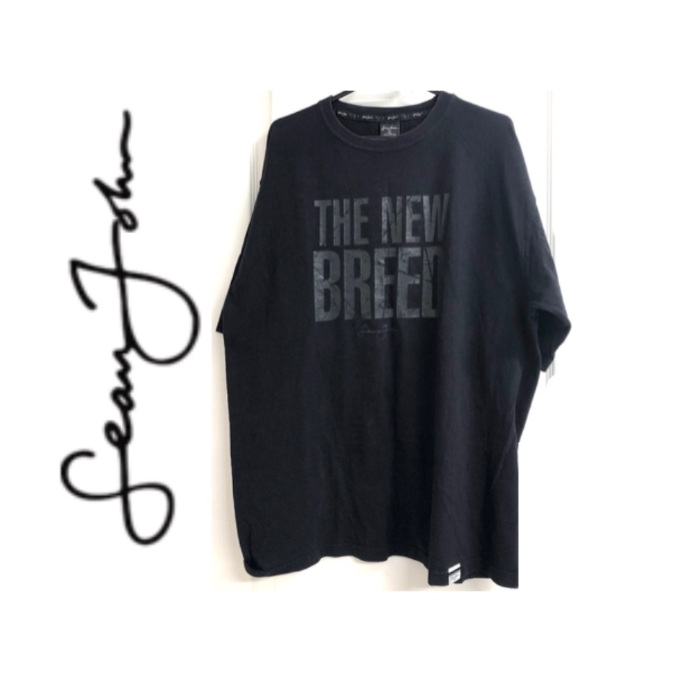 Sean John Signature Black T-shirt  " The new breed" size XL